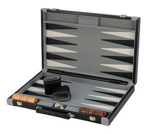 Set da Gioco Backgammon <span class=keywords><strong>Turco</strong></span> in Pelle con Design Personalizzato e Chiusura Magnetica - Product Image 1