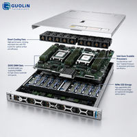 Solution de serveur d'entreprise pour les applications commerciales et la gestion des données, serveur en rack Dell PowerEdge R470 1U neuf