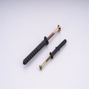 Fábrica Fornecedor Nylon plástico Hammer Drive Âncora Com Prego Parafuso Com Cabeça Escavada Nylon Parede Âncora - Product Image 2