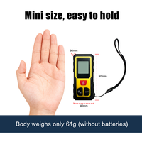Télémètre laser compact Lonnmeter 60m/100m haute précision 3mm avec écran LCD rétroéclairé, protection IP66 et mesure multi-unités