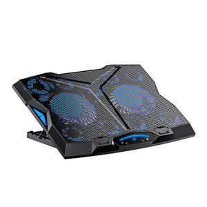 Base de Refrigeración para Portátil Z30 con 11 Ventiladores, Enfriador de Portátil RGB para Juegos con Soporte para Teléfono - Product Image 1