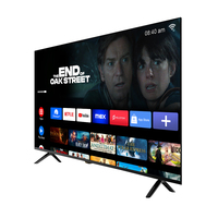 TV LED DC 12v daya rendah TV 32 Polegadas layar datar Panel LCD 32 inci TV Android pintar