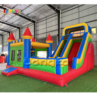 Château gonflable de qualité commerciale, très populaire, équipement de location pour fêtes d'enfants, Hupfburg avec souffleur d'air