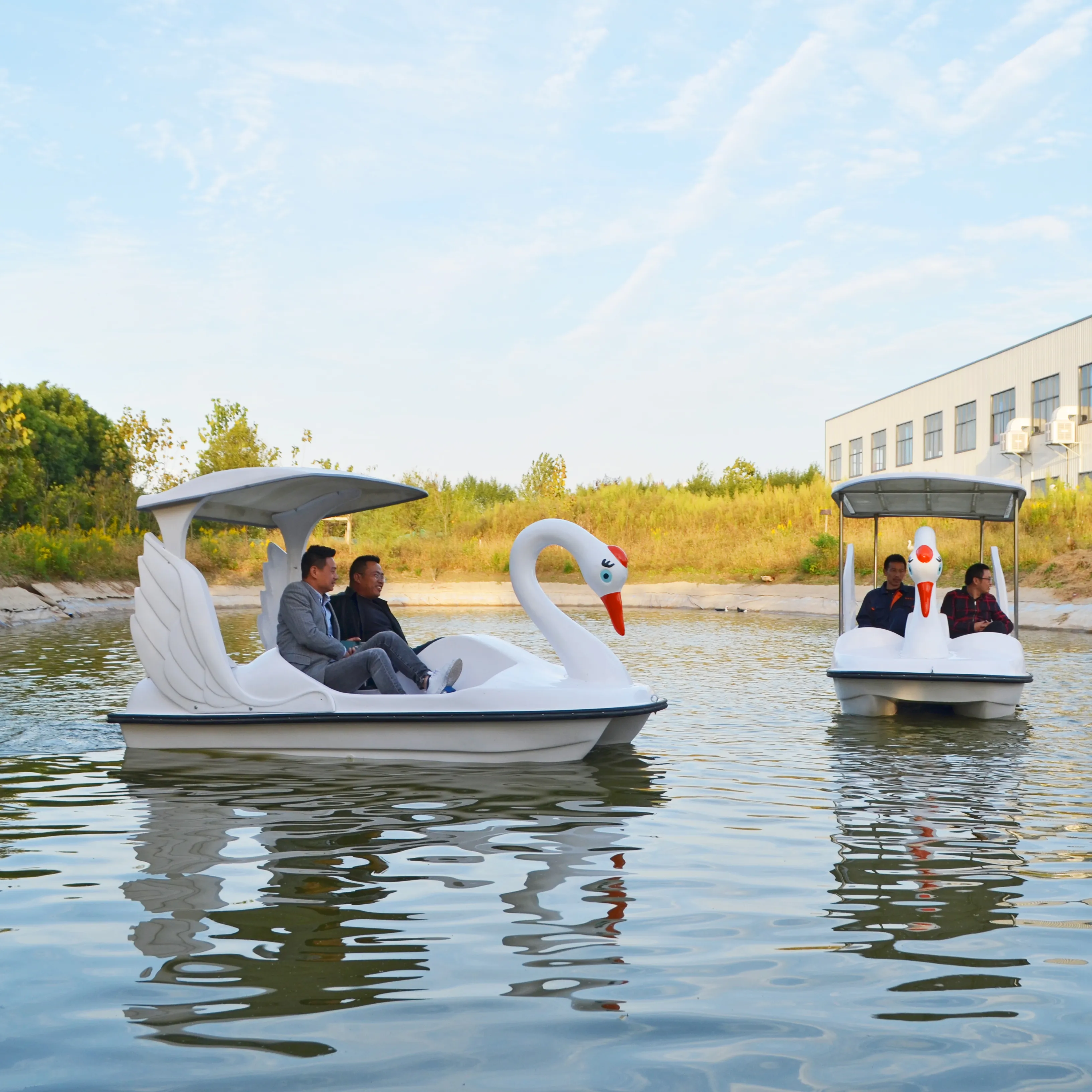 China Groothandel Swan Kinderen Pedaal Boten Pedaal Boten Voor Kinderen Volwassenen Water Pedalo Water Pedaal Fiets