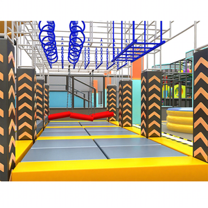 Aoleao Terrain de Jeux Intérieur Industriel Personnalisé de 1900 m² avec Trampoline, Parcours Ninja, Piste Sèche et Zones Sportives Certifié CE TUV CPC - Product Image 1