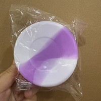 Base de Gobelet Portable en Silicone Réutilisable avec Logo Personnalisé, Couleurs Mixtes Unies, Certifiée CE, pour Accessoires de Bar Modernes Kelutd