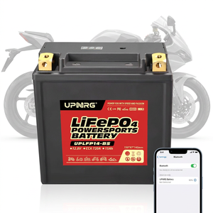 Yauneidak 12.8V LiFePO4 Baterai Starter Sepeda Motor 3Ah-30Ah CCA Tinggi BMS Pengganti Aki Timbal Asam LFP7L-BS untuk Honda Yamaha Suzuki - Product Image 1