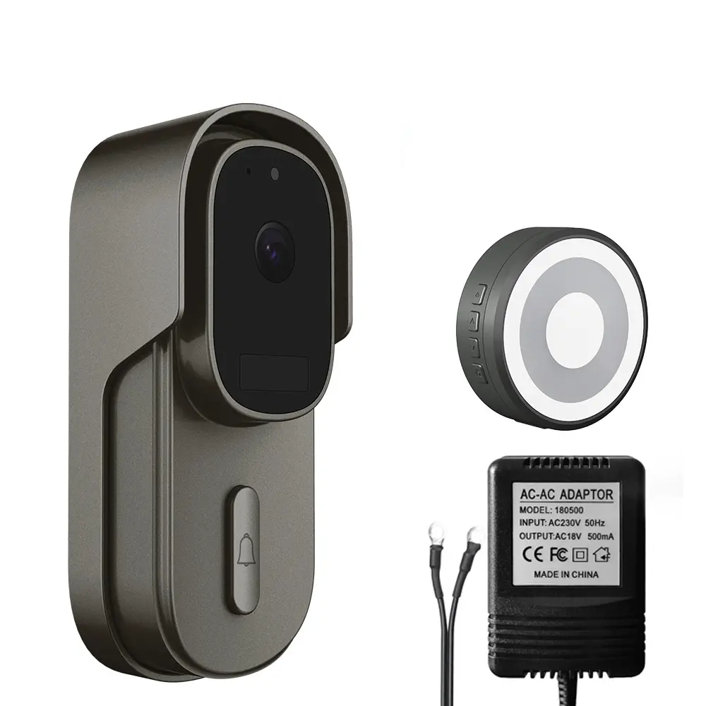 Hot Top Seller Night Vision Wholesale Custom Tuya Smart Wifi AI Doorbells Wireless Ring Door Bell Camera Video Doorbell