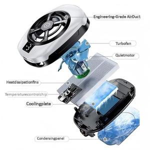 Supporto Refrigerante Confortevole per Cellulare con Clip Posteriore, Accessori a Semiconduttore per Gaming e Streaming Live - Product Image 4