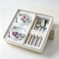 Service de vaisselle en porcelaine vintage à motif végétal, style européen moderne, durable, assiettes et bols, pour la maison, les mariages, les restaurants et la restauration occidentale