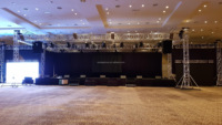 Système de levage de treillis en aluminium pour éclairage de scène, décoration de salle de conférence, banquet d'hôtel