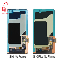 Remplacement d'origine neuf pour écran LCD tactile Samsung Galaxy S10+ avec assemblage de numérisateur pour Samsung S10 Plus+ avec cadre