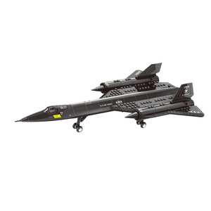 Modèle MOC d'<span class=keywords><strong>avion</strong></span> Blackbird Aerospace 4005 SR-71, 183 pièces, plastique ABS, bricolage, ensemble de blocs de construction à petites particules pour enfants, jouet - Product Image 1