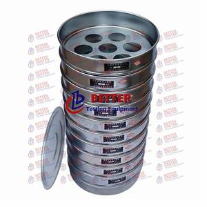 Tamis de sol en acier inoxydable pour tester le sable Équipement métallique conforme ASTM - Product Image 2