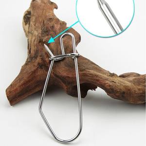 Stainless Steel Fish Clip With <b>Swivel</b> <b>Snap</b> Hook For Live Bait Fishing Gear One Size Pack - Product Image 3