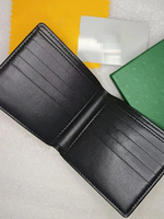 Dompet Desainer Bermerek Tas Kartu Lipat Ganda Multifungsi Tas Penyimpanan Kartu Ponsel Pola Pendek Berbentuk Y dengan Kotak Hadiah