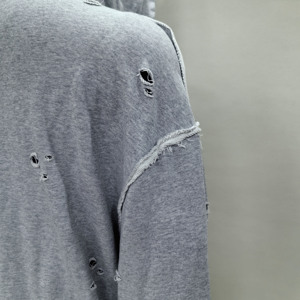 Sweat à capuche vintage personnalisé pour hommes 500 Gsm <span class=keywords><strong>Frency</strong></span> Terry poids lourd lavé à l'acide - Product Image 5