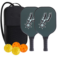 Bolso Bandolera de Fibra de Carbono para Raqueta de Pickleball, Set de Regalo Spurs, Deportes al Aire Libre, Raqueta de Pickleball de Carbono, Certificado por la USAPA