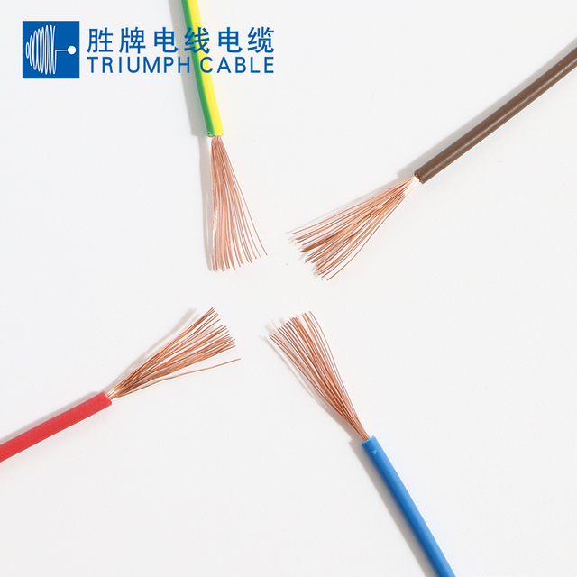 H05Z-K Power Cable Flexible Single Core XLPE Insulation Halogen-Free Bare Copper Electrical Cable 300/500V for Construction