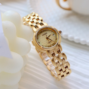 <span class=keywords><strong>Reloj</strong></span> de cuarzo <span class=keywords><strong>Citizen</strong></span> artístico Retro para <span class=keywords><strong>mujer</strong></span> de marca Niche con caja de aleación banda de acero inoxidable impermeable 3BAR estilo Charm - Product Image 6