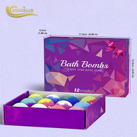 Bombe de bain végane à marque privée avec huile essentielle de rose, bombes effervescentes pour adultes avec fleurs séchées, Playfizz magique à bulles