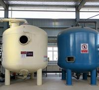 Filtre à sable de quartz pour prétraitement RO, équipement de traitement de l'eau haute capacité, usine de fabrication, cuve sous pression industrielle, garantie 1 an