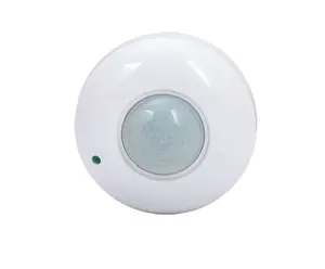 Sensor de movimento pir superfície teto detector luz interruptor ângulo 360 graus sensor de movimento