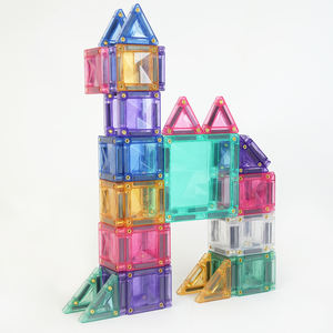 Set di Costruzioni Magnetiche 3D Educative <span class=keywords><strong>per</strong></span> Bambini, 68 Pezzi Multicolore, Vendita Diretta dalla Fabbrica - Product Image 3