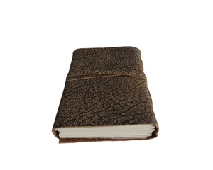 Delicate Genuine Leather Notebook Stylish <b>Custom</b> Cover Journal for Travelers Handmade Writing <b>Diary</b> OEM ODM Available - Product Image 4
