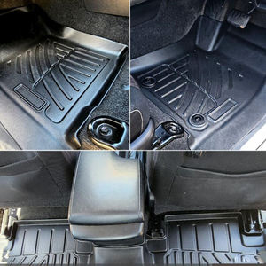 Tapis de sol complets en TPE noir antidérapant de haute qualité, épaisseur 10 mm, pour Dechi pour Prado FJ150 2015-2020 4x4, intérieur de voiture - Product Image 6