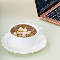 Dessert instantané à la pâte de mandarine, graines de lotus et haricots mungo, vente en gros, soupe sucrée nourrissante, conservation à température ambiante, OEM personnalisé