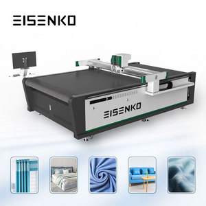 Automatic Digital PLC Engine Motor 2.5KW <b>Vibrating</b> Knife Cutting Machine for Roller Ziptrack Blinds Fabric LCD Touch <b>Screen</b> - Product Image 5