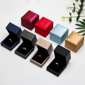 RINNTIN JB14 PU Leather Ring Necklace Bangle Bracelet Trang Sức Set Bao Bì Hộp Joyas Trường Hợp Lưu Trữ Trang Sức Hiển Thị - Product Image 1