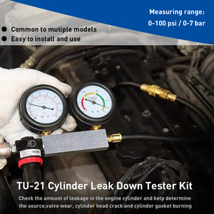 TU-21 silindir kaçak aşağı <span class=keywords><strong>Tester</strong></span> kiti kaçak dedektörü silindir kaçak Leakdown <span class=keywords><strong>Tester</strong></span> kiti ve test aracı - Product Image 2