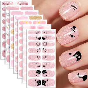 Kits de faux ongles de luxe avec paillettes, flocons de neige 3D et breloques de beauté, thème de Noël, haute qualité - Product Image 6