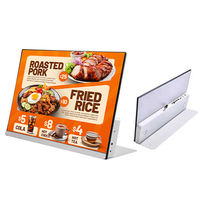 Pantallas Digitales Publicitarias Portátiles de 21.5\" y 23.8\" con Sistema Operativo Android, Menús Digitales LCD para Cafeterías y Restaurantes