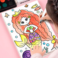 Livre de coloriage et de dessin DIY pour enfants, personnalisé avec logo, en papier épais anti-décoloration, idéal pour la maternelle et comme cadeau.