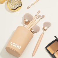 Kit de pinceaux de maquillage cosmétiques professionnels de luxe de haute qualité, ensemble de pinceaux de maquillage synthétiques de qualité supérieure pour femmes