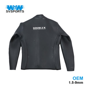 De neopreno de 3MM de manga larga Mono para hombres <span class=keywords><strong>traje</strong></span> de buceo <span class=keywords><strong>chaqueta</strong></span> <span class=keywords><strong>traje</strong></span> invierno Top nadar caliente Surf arriba - Product Image 5