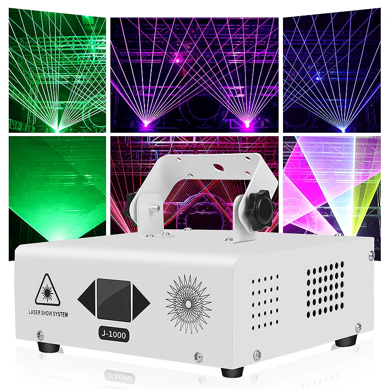 SHTX 최고 제품 1W RGB 풀 컬러 애니메이션 DMX512 무대 디스코 할로윈 패턴 프로젝터 라이트 제어 레이저 라이트