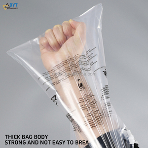 Sacchetti in Plastica Trasparente con Chiusura <span class=keywords><strong>a</strong></span> Zip e Logo Personalizzato per Imballaggio Abbigliamento, Segnali di Avvertimento, Buste con Cerniera per Vestiti e Magliette - Product Image 2