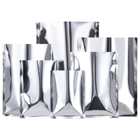 Étiquettes autocollantes réutilisables en feuille d'aluminium Mylar thermoscellable pour sachets stérilisables pour le stockage d'aliments et d'aliments pour animaux, idéales pour les chips de pommes de terre