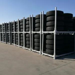 Scaffale per pneumatici scaffale per pneumatici espositore all'ingrosso in metallo fabbrica all'ingrosso di alta qualità pieghevole Rack per magazzino di assemblaggio personalizzato