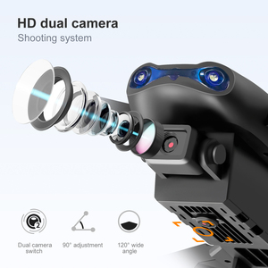 E99 giá rẻ DRONE 4k Vali quadrocopter FPV Mini Drone với máy ảnh kép có thể gập lại RC dron thông minh theo tôi góc rộng - Product Image 4