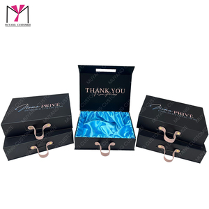 Coffret de perruques fantaisie MUYANG avec doublure en satin, logo estampé à chaud, poignée, emballage d'accessoires de mode - Product Image 1