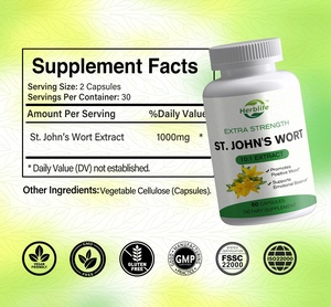 OEM ODM vendita calda St. john's Wort Healthcare integratore St. Johns estratto di erba capsule - Product Image 3