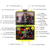 Boîte de rangement pour accessoires de pêche, double face, pour appâts, leurres, hameçons, équipement, boîte organisatrice imperméable pour matériel de pêche