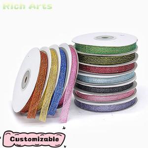 Ruban en nylon tissé coloré en forme d'<span class=keywords><strong>oignon</strong></span>, bobine de 1 cm x 22 m pour emballage de cadeaux d'anniversaire, de Pâques, de mariage, de Noël et décoration de gâteaux - Product Image 5