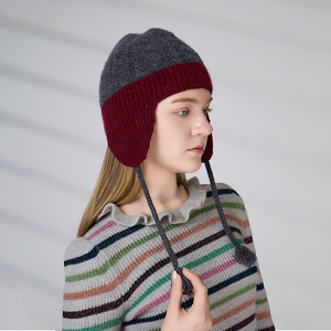 Casquette d'hiver classique avec logo brodé personnalisé, fabricant de bonnets en cachemire unisexe pour hommes, femmes et enfants - Product Image 3