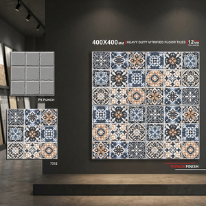 Dalles de parking en porcelaine numérique 40x40cm, robustes, 12mm, antidérapantes, émaillées, pour extérieur, fourniture directe fabricant - Product Image 5